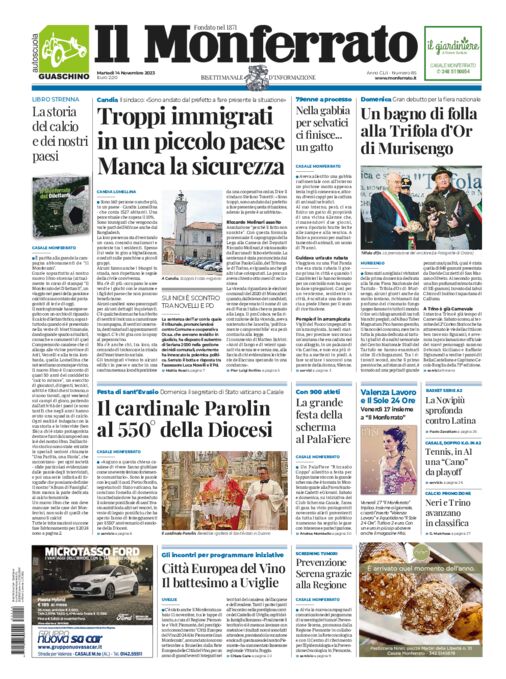 Il Monferrato - Edizione 85 del 14/11/2023